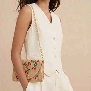 Cherry design crossbody bag